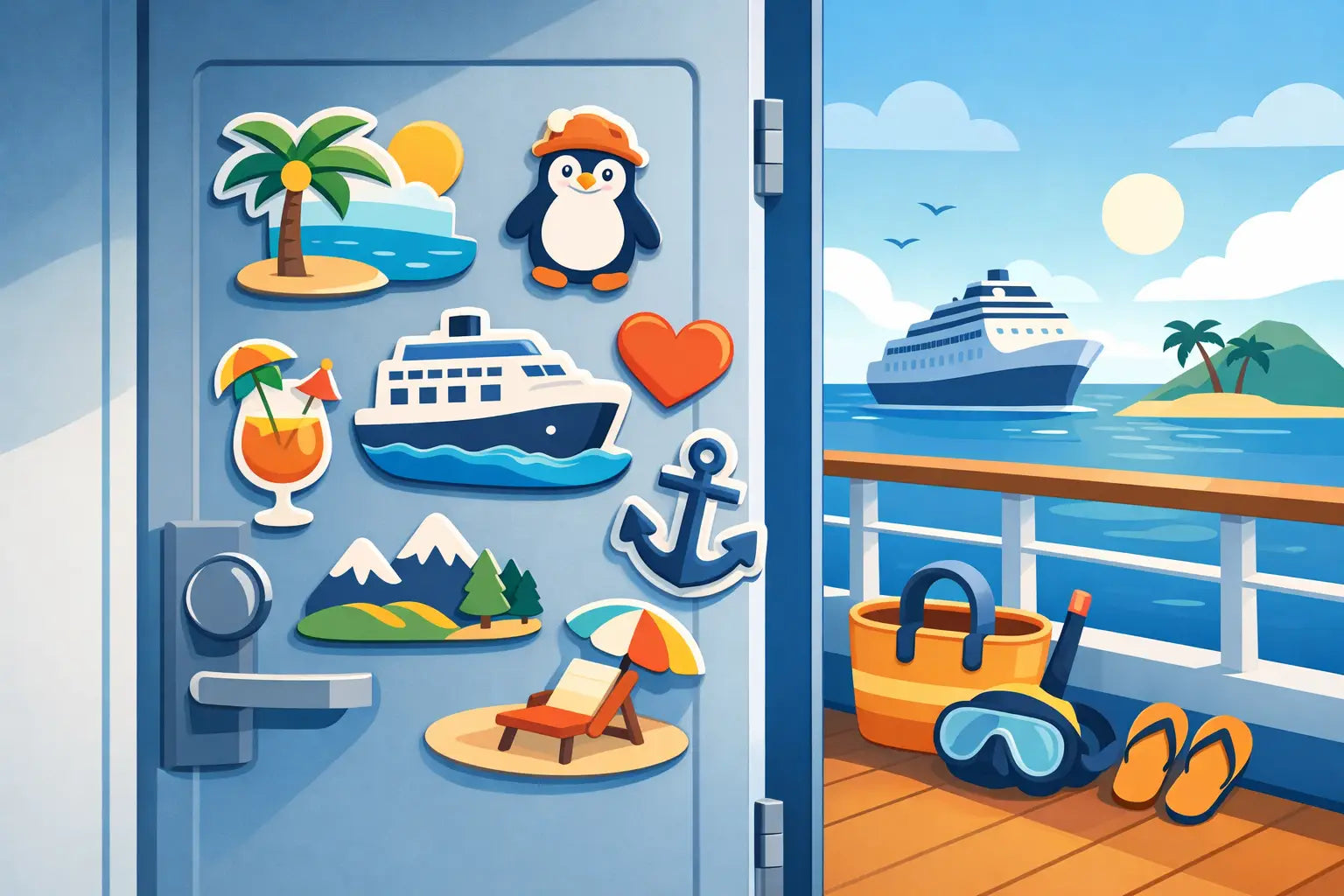12 Fun Cabin Door Magnet Examples for Cruises