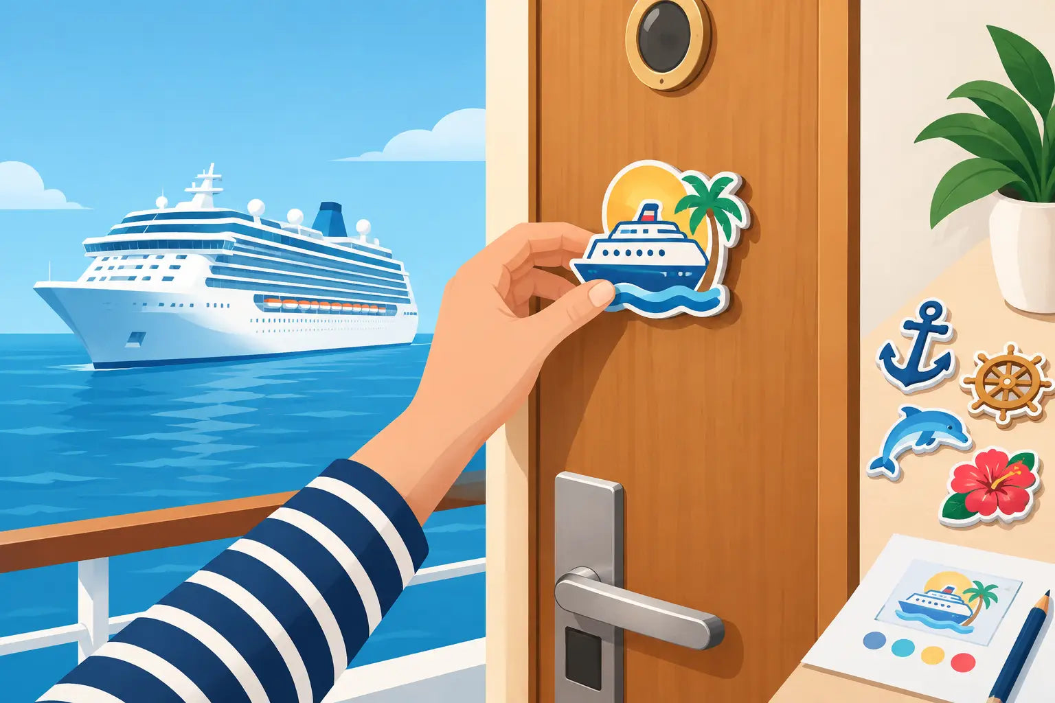 How to Design Door Magnets for Your Cruise