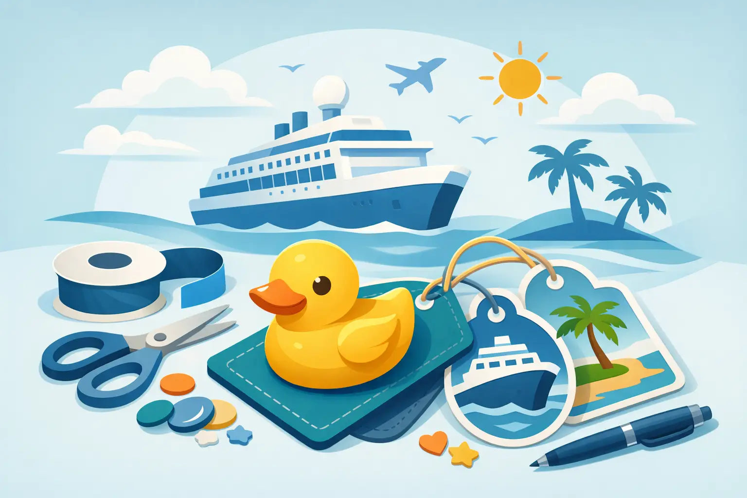 How to Make Duck Tags for Your Cruise