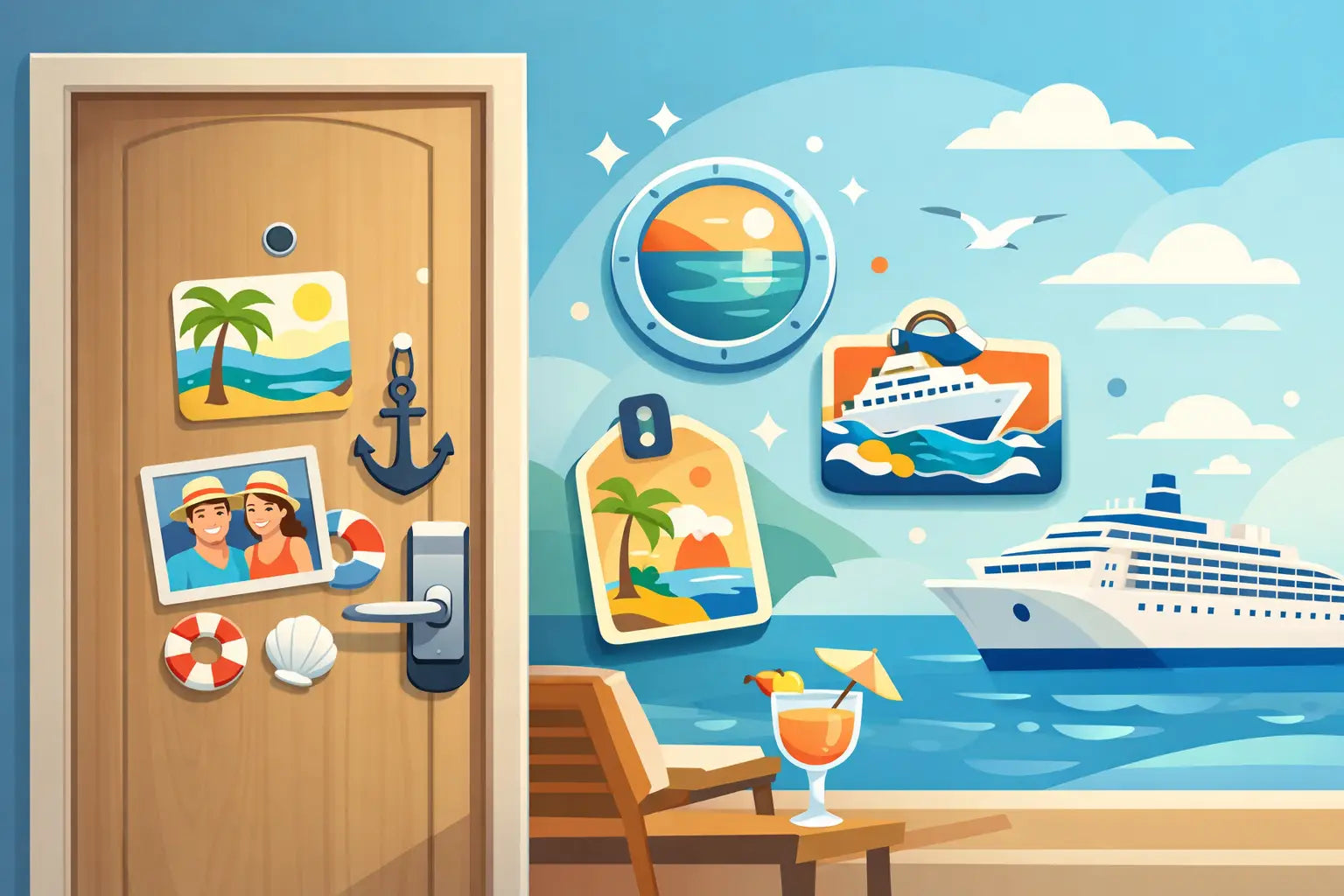 Personalized Cruise Door Sign Ideas That Pop