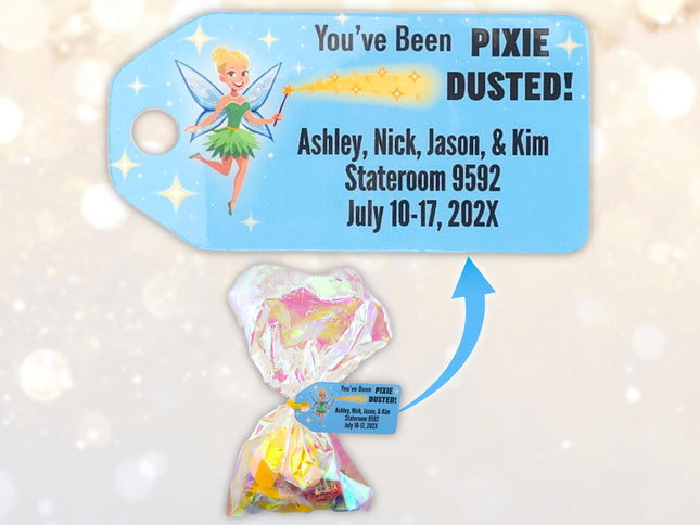 Pixie Dust / Fish Extender Gift Tags - Laminated You've Been Pixie Dusted Fairy