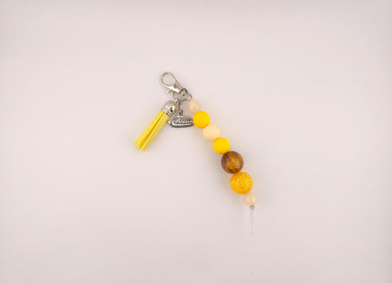 Beaded Cruise Themed Charm for Lanyard, Keychain, or Purse