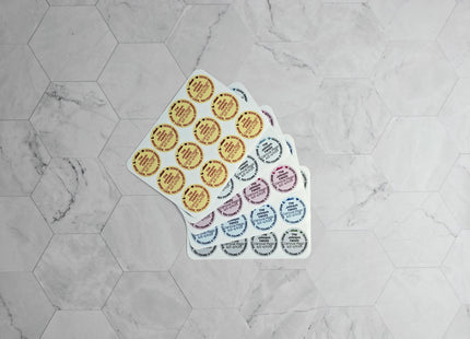 Duck Tag Stickers - Whimsical Full Color Theme