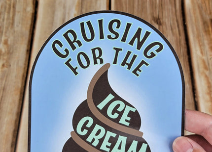 Cruise Door Magnet - Cruising For The Ice Cream