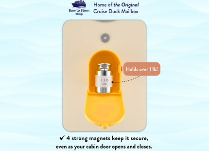 Cruise Duck Mailbox Magnet 2 Pack | Separate Leave a Duck Take a Duck