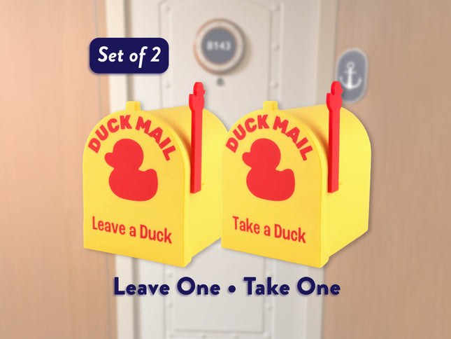Cruise Duck Mailbox Magnet 2 Pack | Separate Leave a Duck Take a Duck