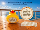 Duck Tag Stickers - Autumn/Fall Theme