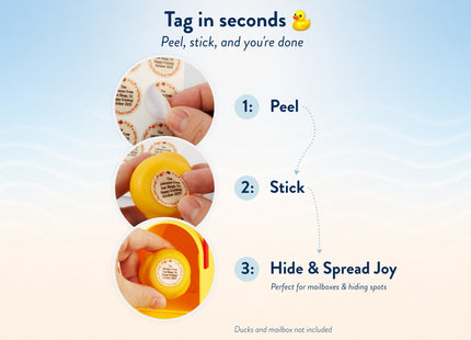 Duck Tag Stickers - Autumn/Fall Theme
