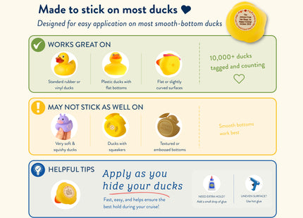 Duck Tag Stickers - Autumn/Fall Theme