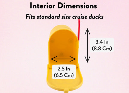 Cruise Duck Mailbox Magnet - Heart Edition