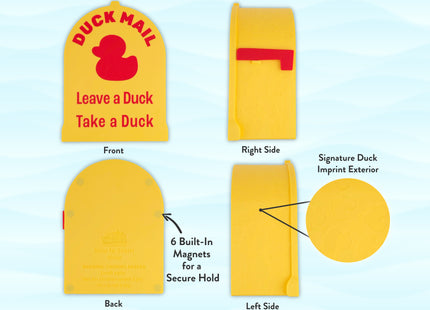Jumbo Cruise Duck Mailbox Magnet 4x Capacity