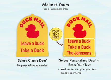 Jumbo Cruise Duck Mailbox Magnet 4x Capacity