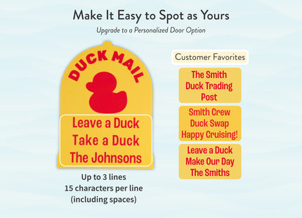 Jumbo Cruise Duck Mailbox Magnet 4x Capacity