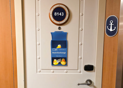 Cruising Duck Exchange Mailbox Door Magnet