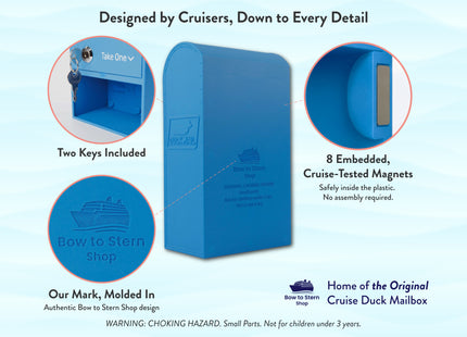 Locking Cruise Duck Exchange Mailbox