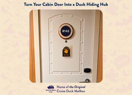 Cruise Duck Mailbox Magnet Halloween Edition