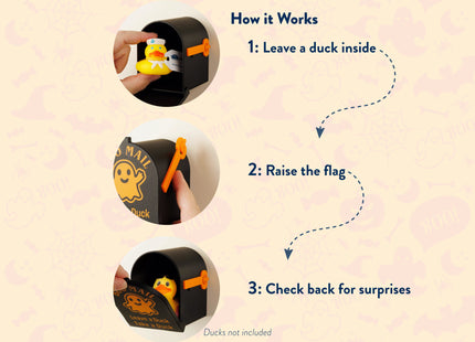 Cruise Duck Mailbox Magnet Halloween Edition