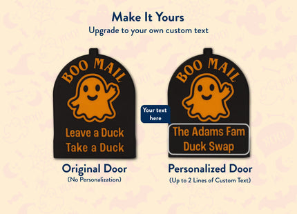 Cruise Duck Mailbox Magnet Halloween Edition