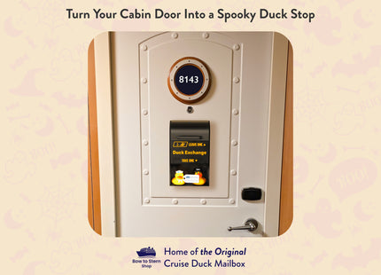 Halloween Cruising Duck Exchange Mailbox Door Magnet