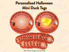Micro Mini Duck Tag Cards - Halloween Theme