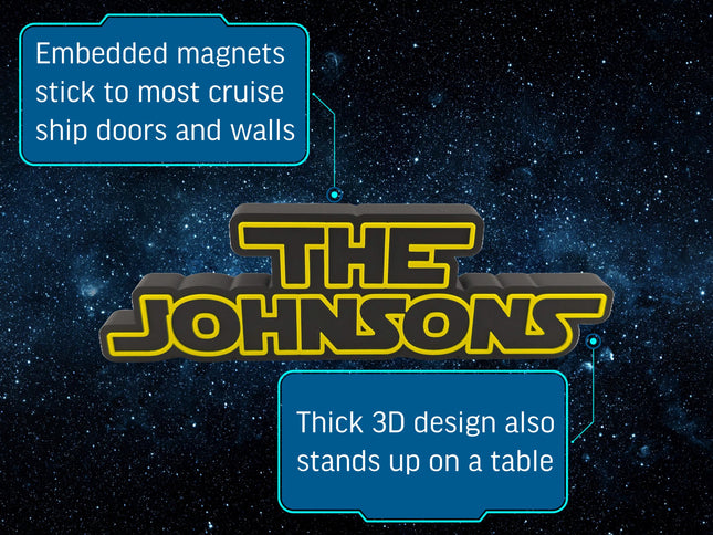 Galactic Name Plate Magnet