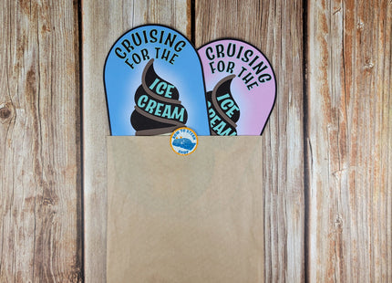 Cruise Door Magnet - Cruising For The Ice Cream