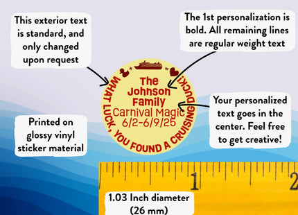 Duck Tag Stickers - Whimsical Full Color Theme