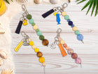 Beaded Cruise Themed Charm for Lanyard, Keychain, or Purse