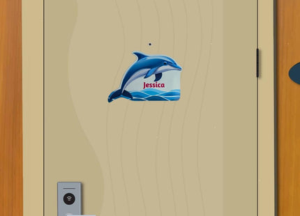 Cruise Door Magnet - Dolphin and Ocean Theme