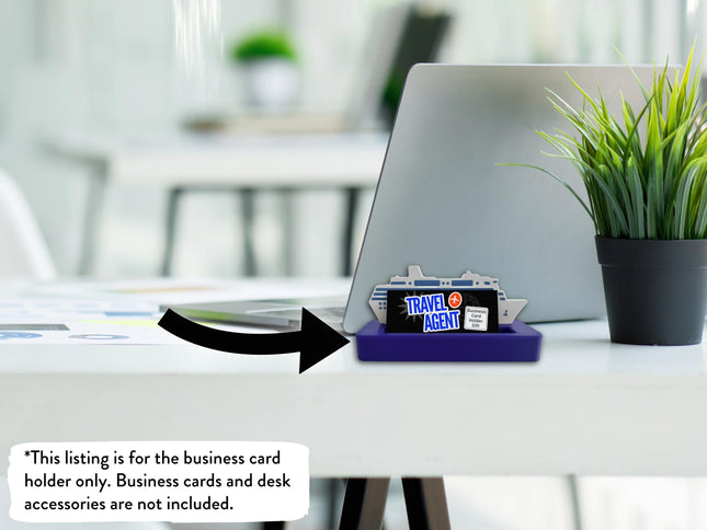 Business Card Holder - Cruise Ship Theme