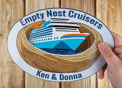 Cruise Door Magnet - Empty Nest