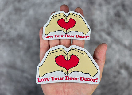 Door Award Magnet - Heart Hands Love Your Door