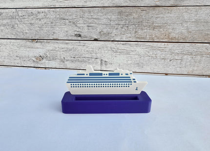 Business Card Holder - Cruise Ship Theme