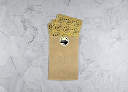 Duck Tag Stickers - Metallic Gold Heart, Duck & Ship Logos