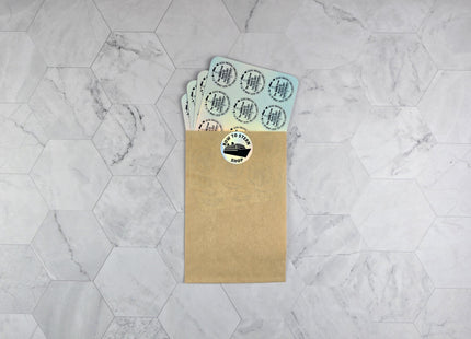 Duck Tag Stickers - Holographic Christmas Tree Theme