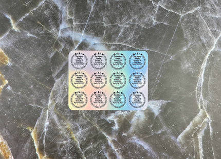 Duck Tag Stickers - Halloween Spider Web