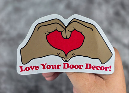 Door Award Magnet - Heart Hands Love Your Door