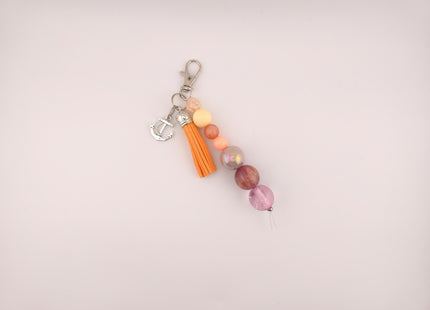 Beaded Cruise Themed Charm for Lanyard, Keychain, or Purse