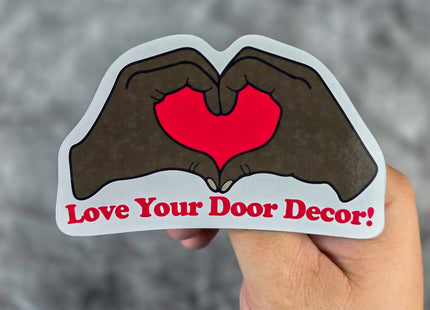 Door Award Magnet - Heart Hands Love Your Door