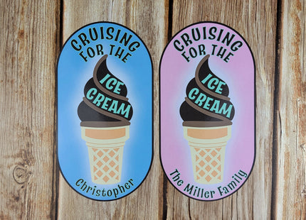 Cruise Door Magnet - Cruising For The Ice Cream
