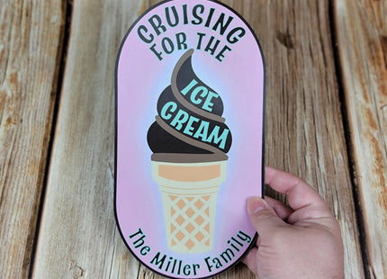 Cruise Door Magnet - Cruising For The Ice Cream