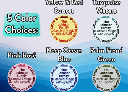 Duck Tag Stickers - Whimsical Full Color Theme