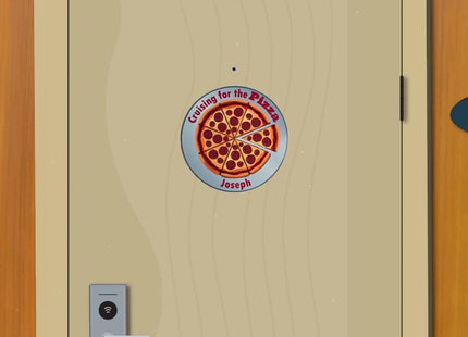 Cruise Door Magnet - Cruising For The Pizza