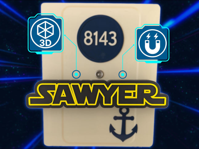 Galactic Name Plate Magnet