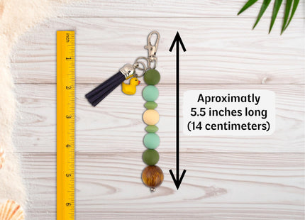 Beaded Cruise Themed Charm for Lanyard, Keychain, or Purse