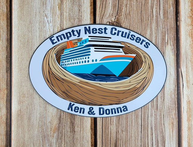 Cruise Door Magnet - Empty Nest