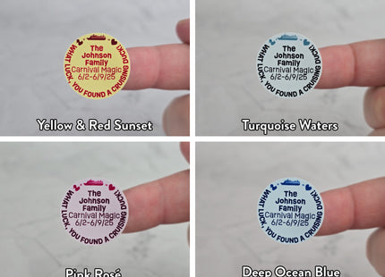 Duck Tag Stickers - Whimsical Full Color Theme