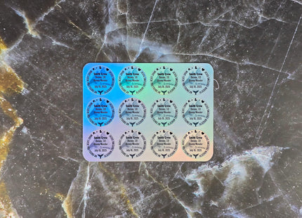 Duck Tag Stickers - Alaska Cruise Theme