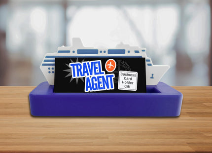 Business Card Holder - Cruise Ship Theme