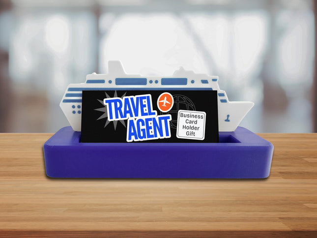 Business Card Holder - Cruise Ship Theme
